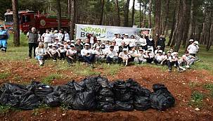 "Orman Benim" kampanyasında 360 ton atık toplantı