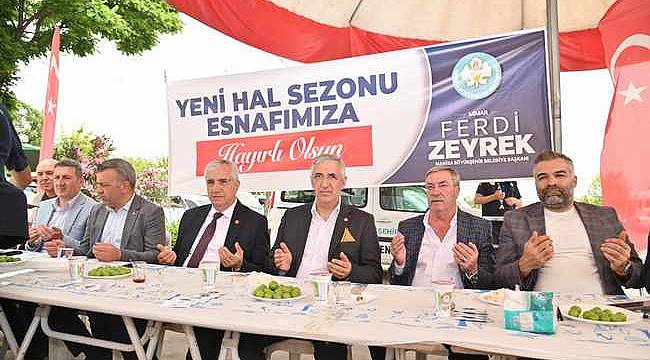 Yeni hal sezonu Turgutlu Sebze ve Meyve Hali'nde açıldı
