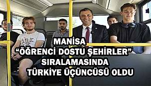 ÜNİAR Araştırması: Manisa Öğrenci Memnuniyetinde Türkiye Üçüncüsü