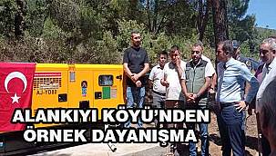 Bayındır'ın Alankıyı Köyü'nden Yangınlara Karşı Örnek Dayanışma