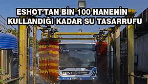 İzmir'den Kuraklığa Karşı Örnek Proje: ESHOT Otobüs Yıkama Suyunu Geri Dönüştürüyor
