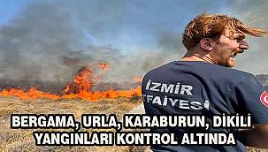 İzmir İtfaiyesi kentsel ve kırsal yangınlarla mücadele ediyor