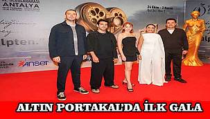 Altın Portakal'da ilk gala: 'Gelin Takımı 2' ekibiyle birlikte seyirci karşısındaydı  