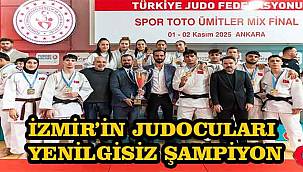 İzmir'in judocuları yenilgisiz şampiyon