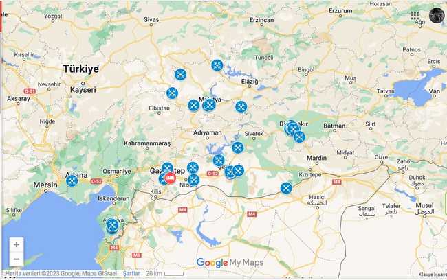 Deprem Güvenli Noktalar Haritası