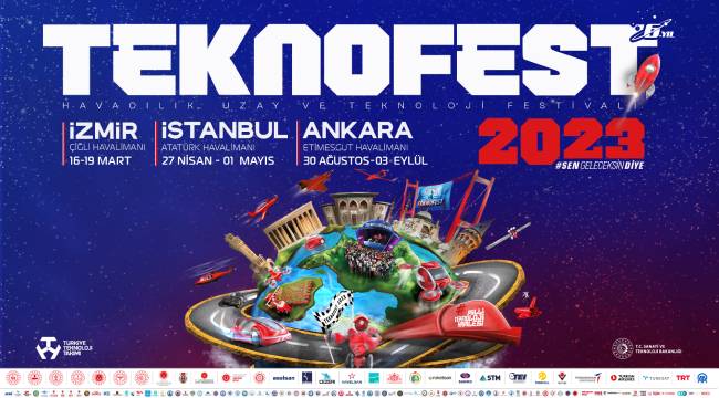 Rekorların festivali TEKNOFEST için hazırız! Her yıl milyonların çok yakından takip ettiği, Türkiye’nin ve dünyanın en büyük Havacılık, Uzay ve Teknoloji Festivali TEKNOFEST bu yıl İzmir, İstanbul ve Ankara’da. 