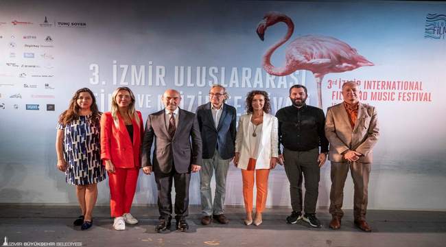 İzmir Büyükşehir Belediye Başkanı Tunç Soyer, 16 Haziran’da başlayacak 3. İzmir Uluslararası Film ve Müzik Festivali kapsamında basın toplantısı düzenledi.