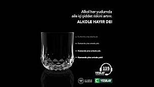 Yeşilay “Alkole Hayır De” kampanyasıyla alkolün şiddete etkisine dikkat çekiyor 